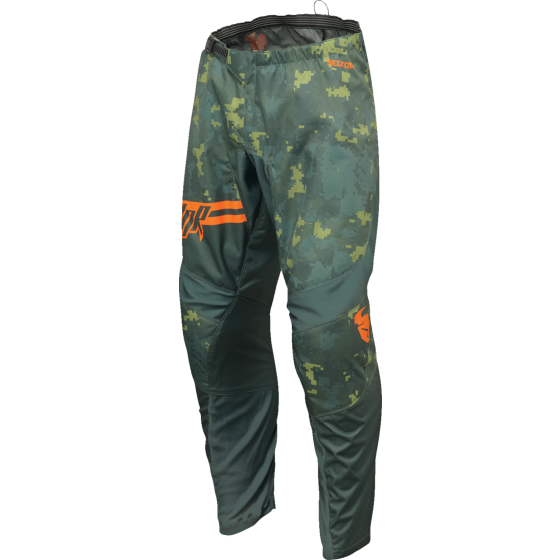 Мотокрос брич THOR SECTOR DIGI GREEN/ORANGE