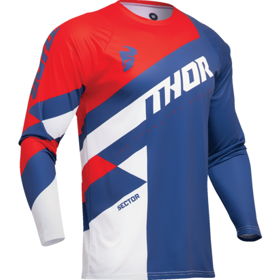 Мотокрос джърси THOR SECTOR CHECKER BLUE/RED