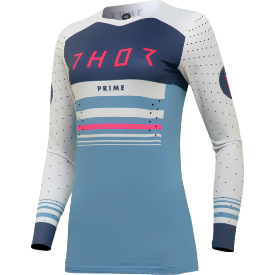 Дамско мотокрос джърси THOR PRIME BLAZE LIGHT BLUE
