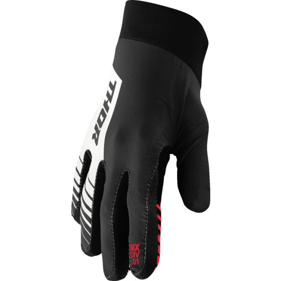 Мотокрос ръкавици THOR AGILE ANALOG BLACK/RED/WHITE