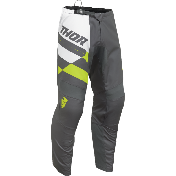Детски мотокрос брич THOR YOUTH SECTOR CHECKER GRAY/ACID