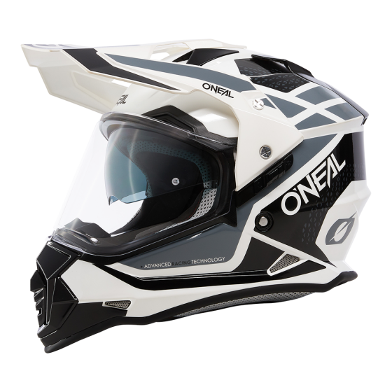 Ендуро каска O'NEAL SIERRA II R WHITE/BLACK/GRAY V.24