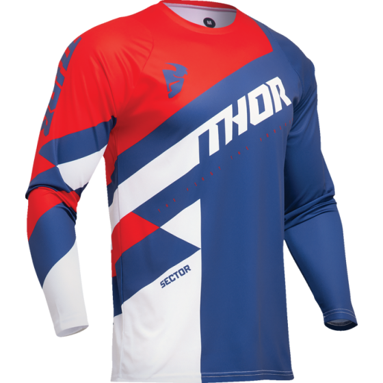 Детско мотокрос джърси THOR YOUTH SECTOR CHECKER BLUE/ORANGE