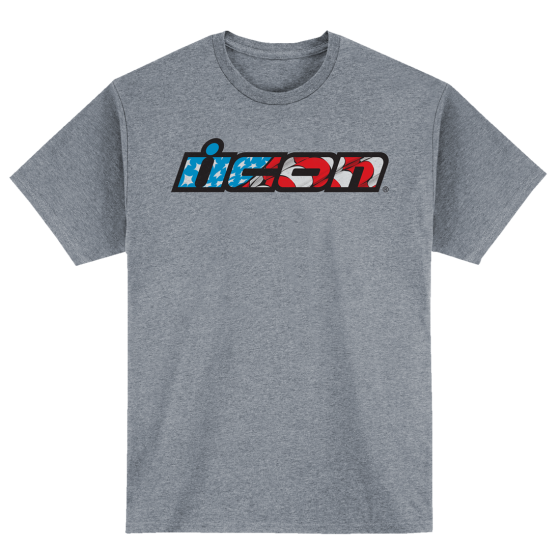 Мото тениска ICON Old Glory™ BK-HT