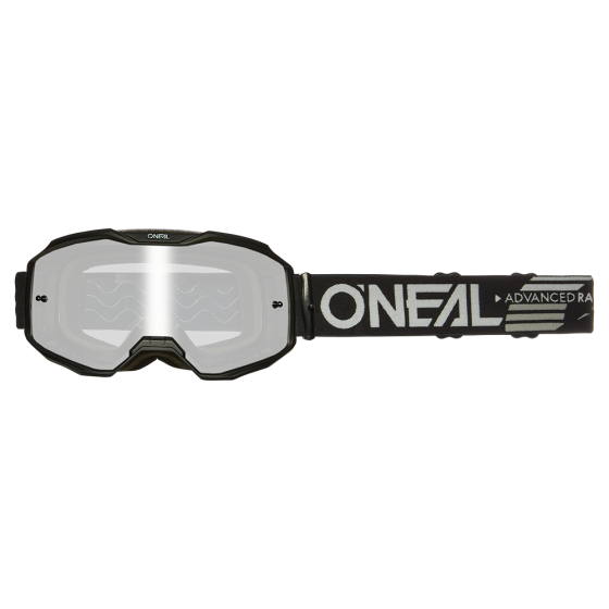 Мотокрос очила O'NEAL B-10 SOLID BLACK - SILVER MIRROR V.24