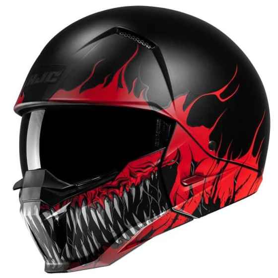 Каска HJC i20 Scraw MC1SF BLACK/RED MATT