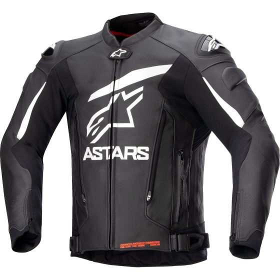Кожено яке ALPINESTARS GP PLUS R V4 BLACK/WHITE