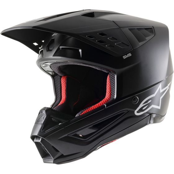Мотокрос каска ALPINESTARS SM5 SOLID BLACK