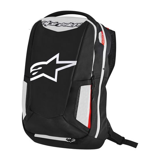 Мото раница Alpinestars City Hunter BLACK/WHITE/RED