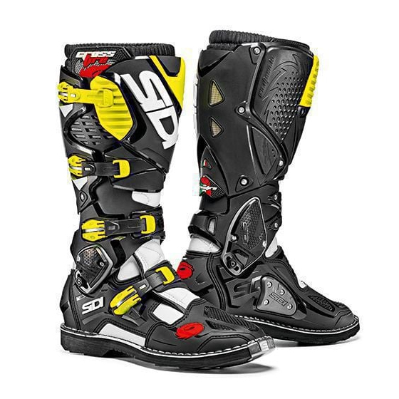 Мотокрос ботуши SIDI CROSSFIRE 3 WHITE/BLACK/YELLOW