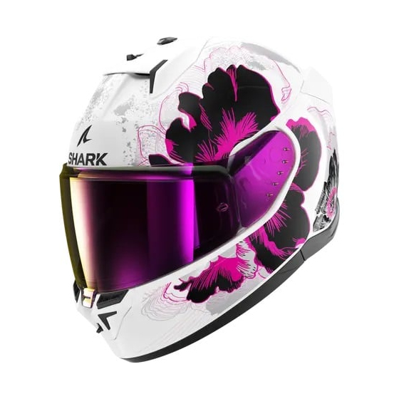 Каска SHARK D-SKWAL 3 LADY MAYFER GLOSS WHITE/PINK
