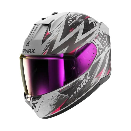 Каска SHARK D-SKWAL 3 BLAST-R MATT WHITE/GREY/PINK