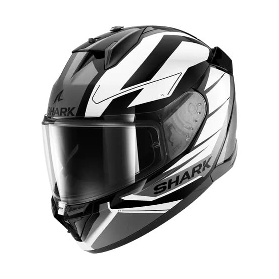 Каска SHARK D-SKWAL 3 SIZLER GLOSS BLACK/GREY/WHITE