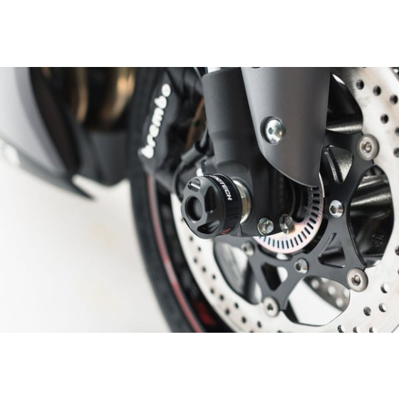 Краш тапи SW-MOTECH FRONT AXLE SLIDER SET GSX-S 1000 F