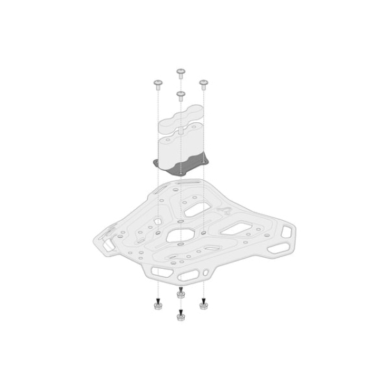 Стойка за куфар SW-MOTECH LUGGAGE ADVENTURE-RACK AD z