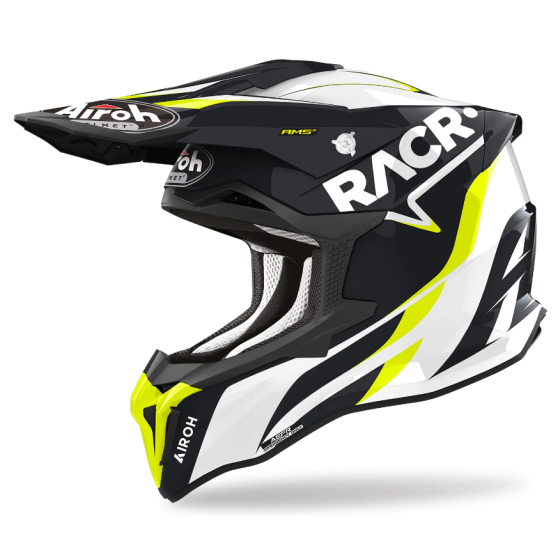 Мотокрос каска AIROH STRYCKER RACR GLOSS
