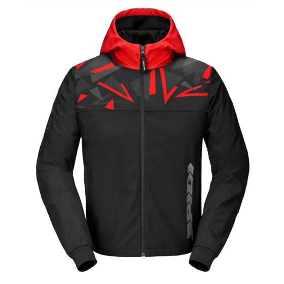 Текстилно мото яке SPIDI HOODIE EVO SPORT RED
