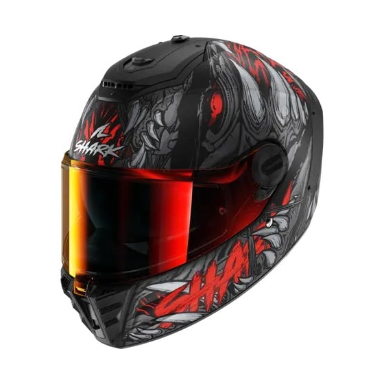 Каска SHARK SPARTAN RS SHAYTAN MATT BLACK/RED