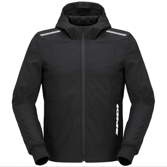 Мото суитшърт SPIDI HOODIE ARMOR LIGHT BLACK