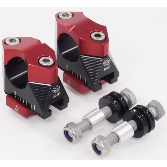 Повдигачи за кормило GILLES RISERS 2DGT BK/RD GSF 1250