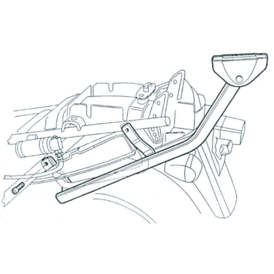 Монтажен комплект за куфари SHAD TOP MASTER SUZUKI GSX750/600 F 98