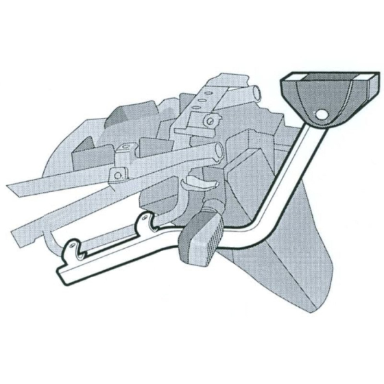 Монтажен комплект за куфари SHAD TOP MASTER SUZUKI BANDIT N600 94/99