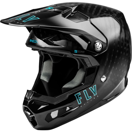 Мотокрос каска FLY RACING Formula Smart Carbon Solid Helmet - Black