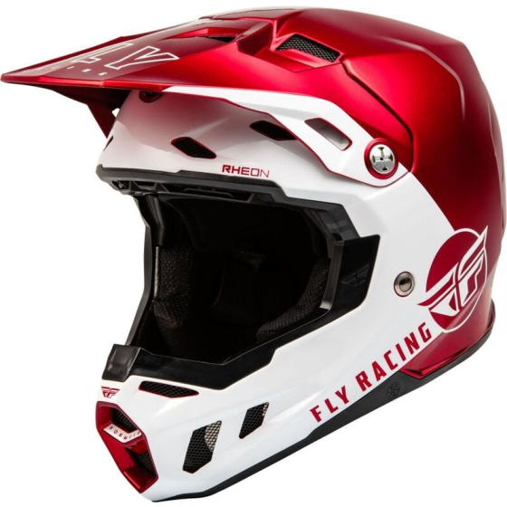 Мотокрос каска FLY RACING Formula CC Centrum - Metallic Red/White
