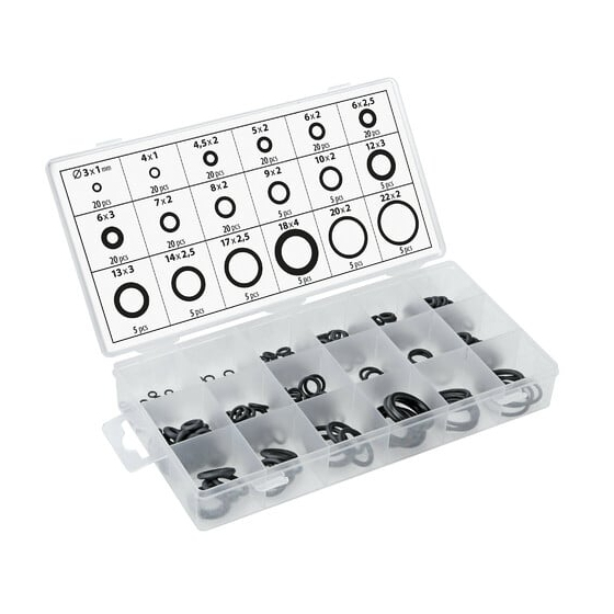 Комплект от О-пръстени LAMPA - 225 бр 18 размера