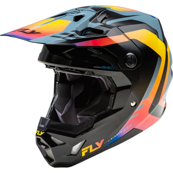 Мотокрос каска FLY RACING Formula CP Krypton - Grey/Black/Electric Fade