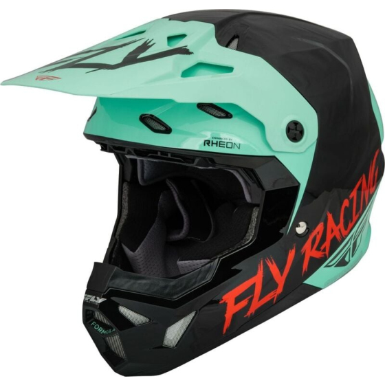 Мотокрос каска FLY RACING Formula CP- Black/Mint/Red