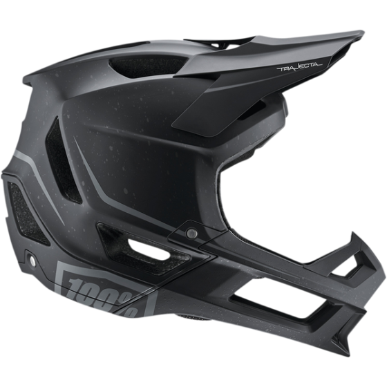 Вело каска 100% TRAJECTA FULL BLACK MATT