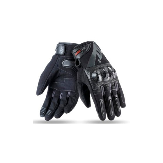 Текстилни ръкавици 70 DEGREES SUMMER NAKED BLACK/GREY