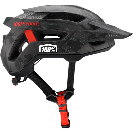 Вело каска 100% ALTIS GRAY/RED