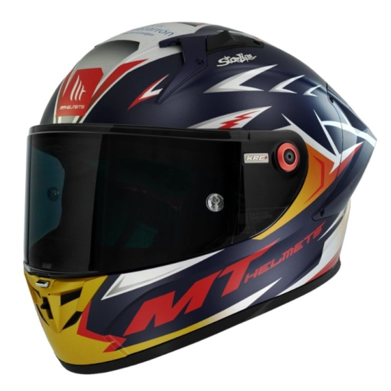 Каска MT KRE+ CARBON ACOSTA A37 MATT BLUE