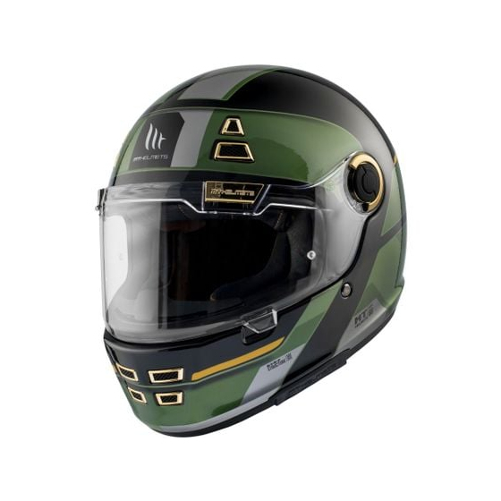 Каска MT JARAMA 68TH C1 BLACK/GREEN