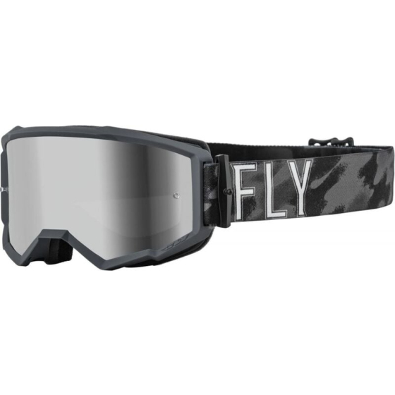 Мотокрос очила FLY RACING Zone S.E. Tactic Camo W/ Silver Mirror/Smoke Lens