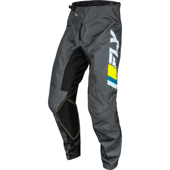 Мотокрос брич FLY RACING Kinetic Prix-Ice Grey/Charcoal/Hi-Vis