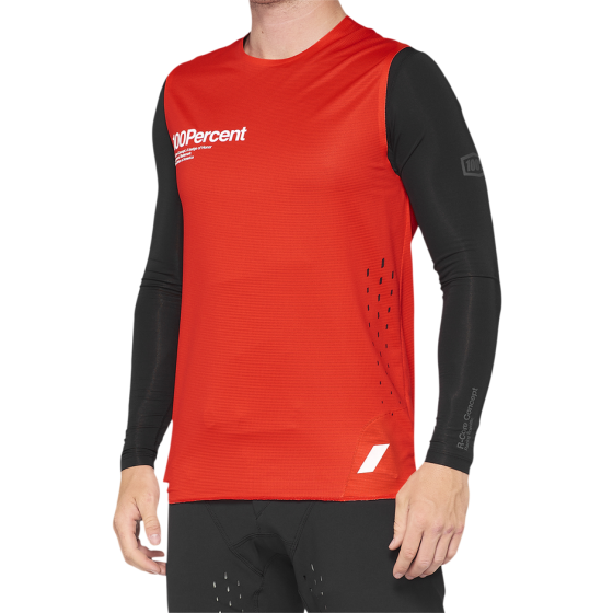 Вело джърси 100% R-CORE CONCEPT RED/BLACK