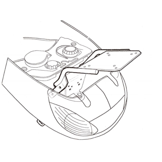 Монтажен комплект за куфари SHAD TOP MASTER PEUGEOT VIVACITY 50 99