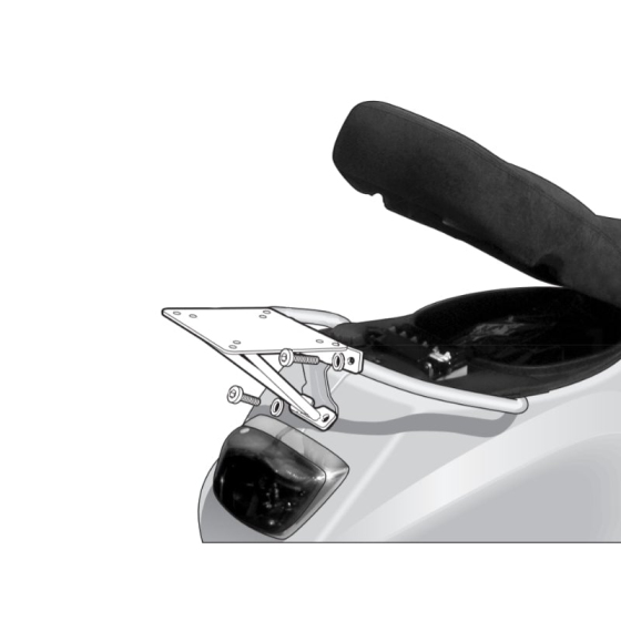 Монтажен комплект за куфари SHAD TOP MASTER PIAGGIO LX50/125 05-08