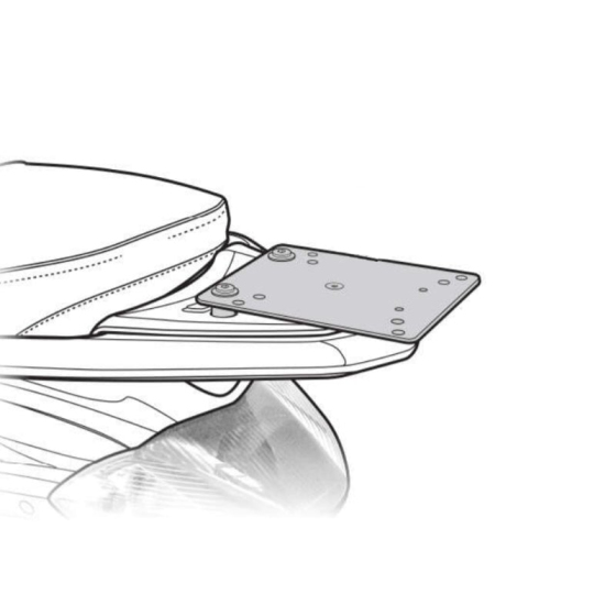 Монтажен комплект за куфари SHAD TOP MASTER PIAGGIO LIBERTY '05-19