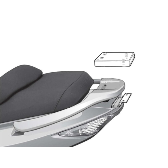 Монтажен комплект за куфари SHAD TOP MASTER KYMCO XCITING 500 R/ABS 05-12