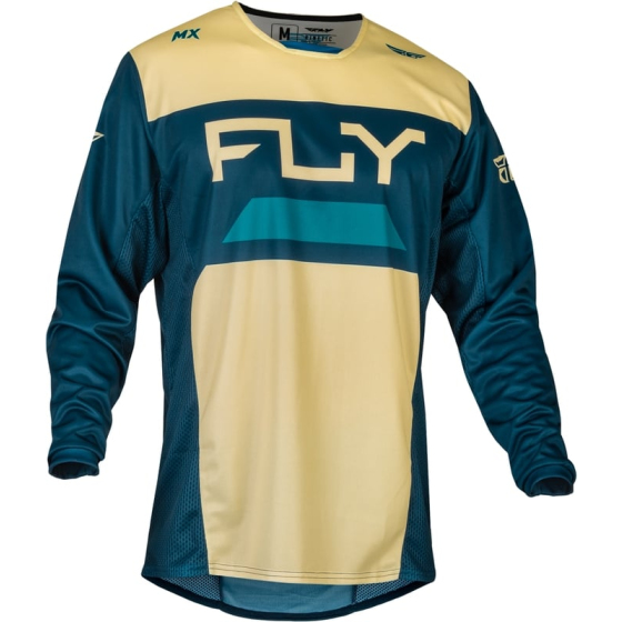 Мотокрос блуза FLY RACING Kinetic Reload- Ivory/Navy/Cobalt