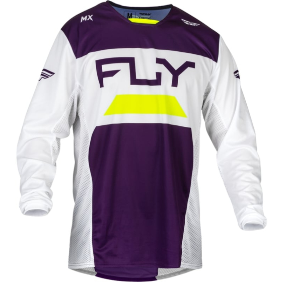 Мотокрос блуза FLY RACING Kinetic Reload- Deep Purple/White/Hi-Vis
