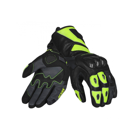 Кожени мото ръкавици SECA ATOM YELLOW