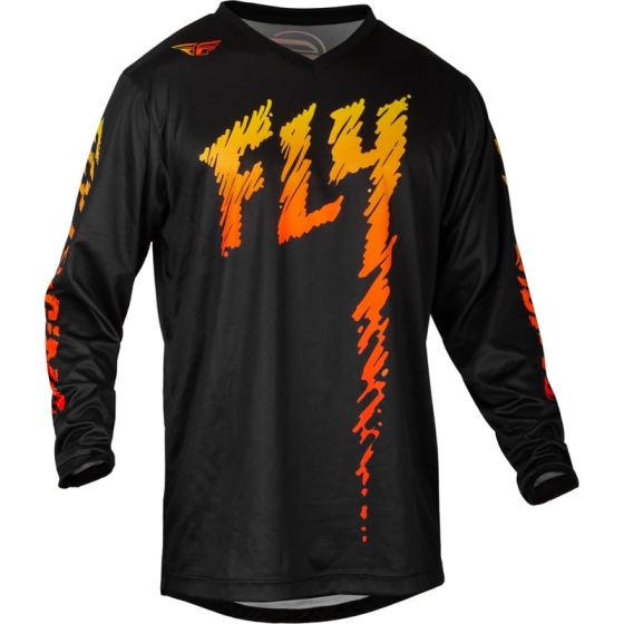 Детска мотокрос блуза FLY RACING F-16 Riding - Black/Yellow/Orange