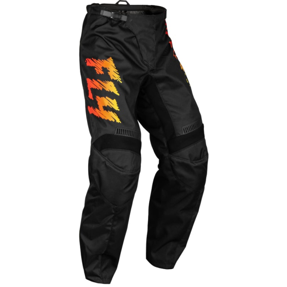 Детски мотокрос брич FLY RACING F-16 Riding- Black/Yellow/Orange