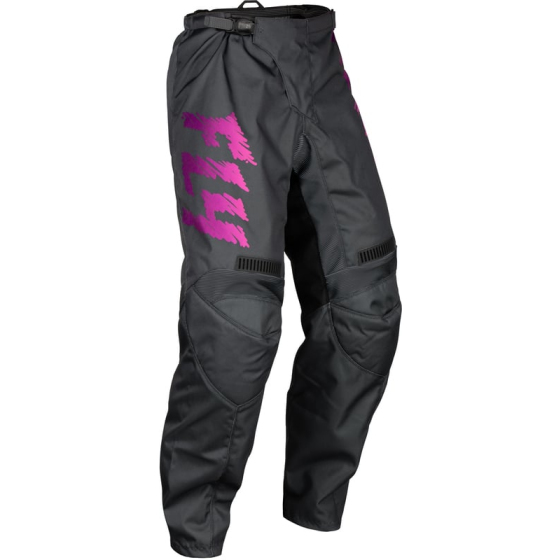 Детски мотокрос брич FLY RACING F-16 Riding- Grey/Charcoal/Pink