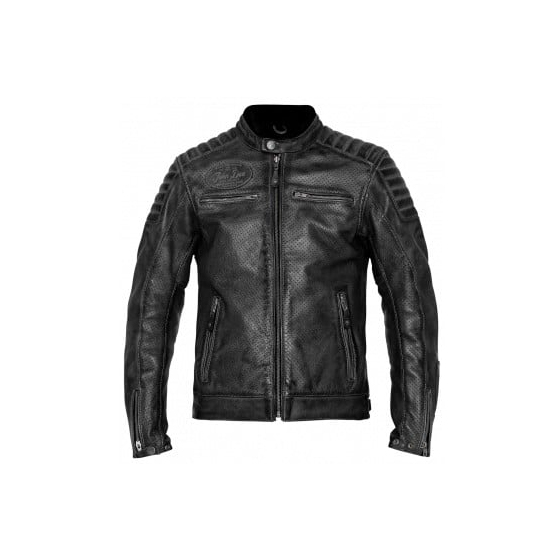 Кожено яке JOHN DOE STORM PERFORATED BLACK